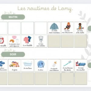 Tableau de routines