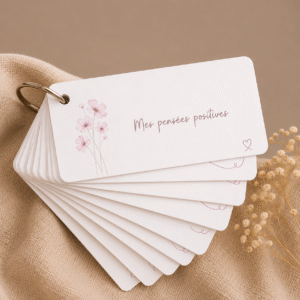 Carnet de pensées positives pour la naissance / l’accouchement